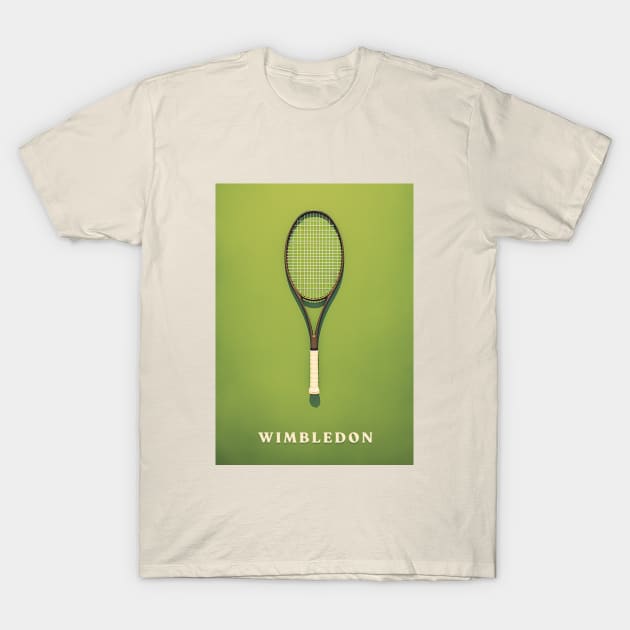 WIMBLEDON | Retro Vintage Style T-Shirt by Retro Travel Design